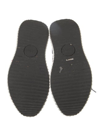 Chloé Mesh Plaid Print Sneakers