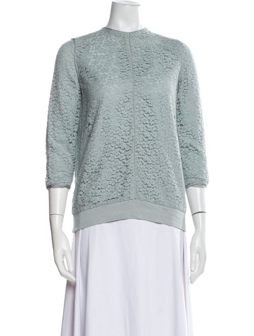 Chloé Crew Neck Three-Quarter Sleeve Sweatshirt