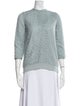 Chloé Crew Neck Three-Quarter Sleeve Sweatshirt