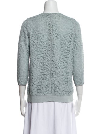 Chloé Crew Neck Three-Quarter Sleeve Sweatshirt
