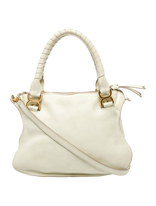 Chloé Leather Marcie double carry calfskin bag Medium