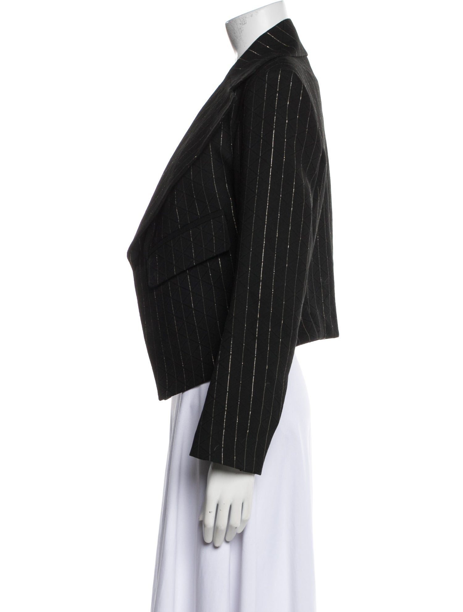 Chloé Silk Striped Jacket