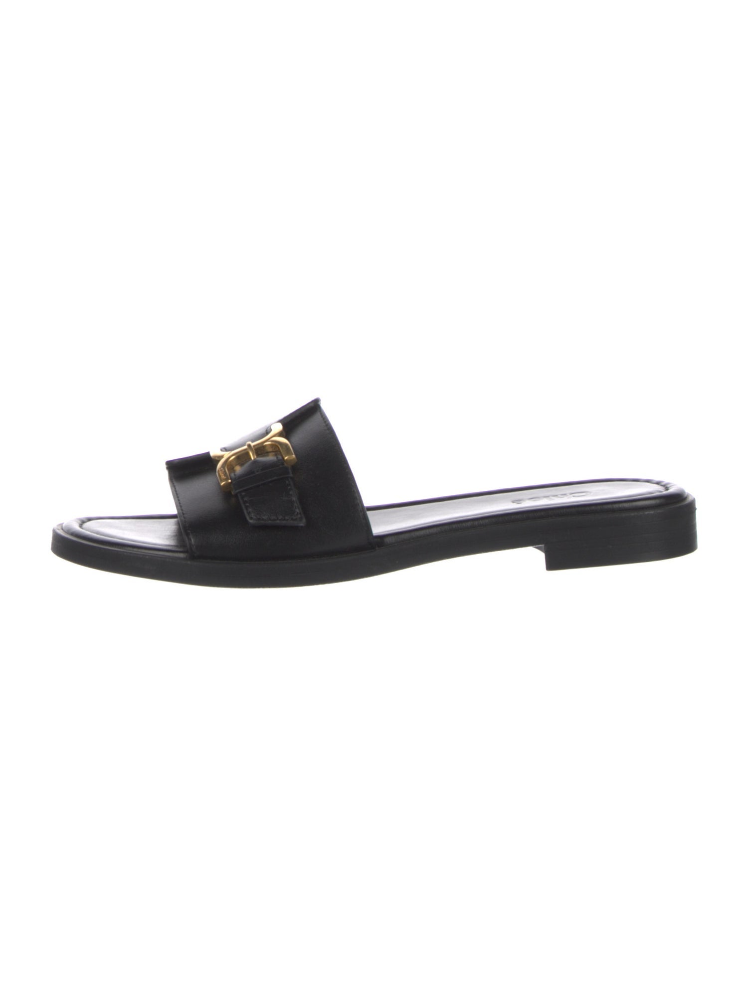 Chloé Leather Slides