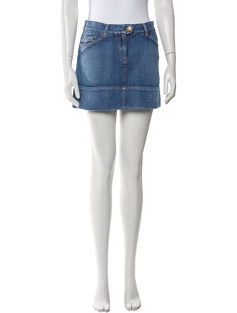 Chloé Braided Accents Mini Skirt