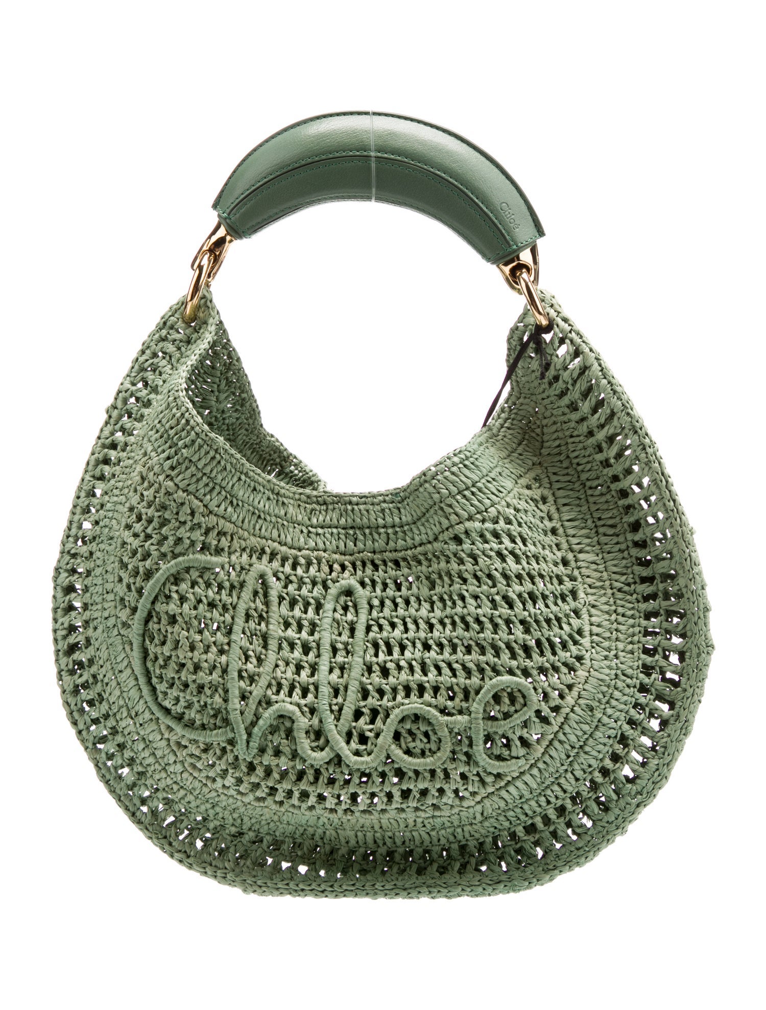 Chloé Raffia Summer Banana hobo bag Small w/ Tags