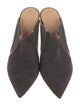 Chloé Suede Scalloped Accent Mules