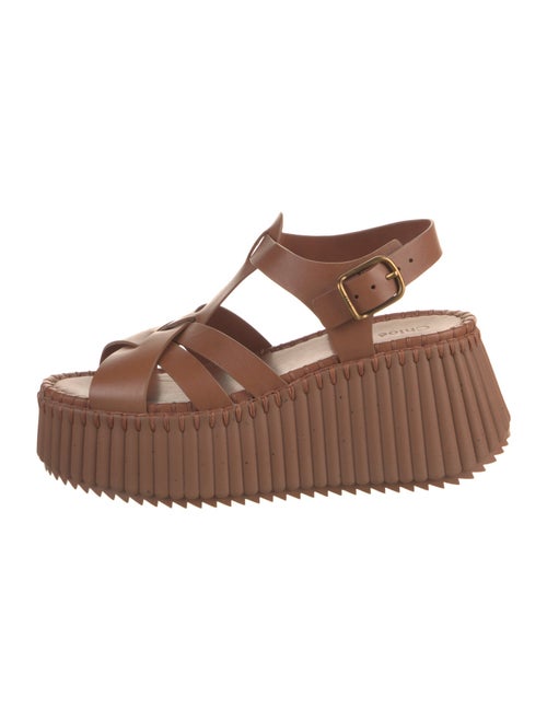 Chloé Leather Slingback Sandals