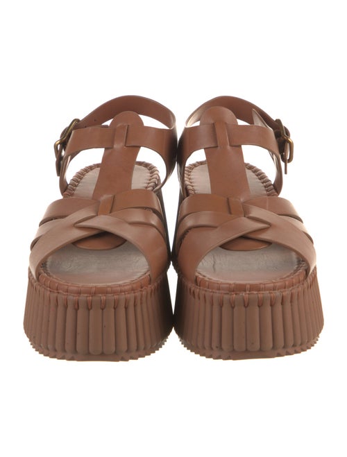 Chloé Leather Slingback Sandals