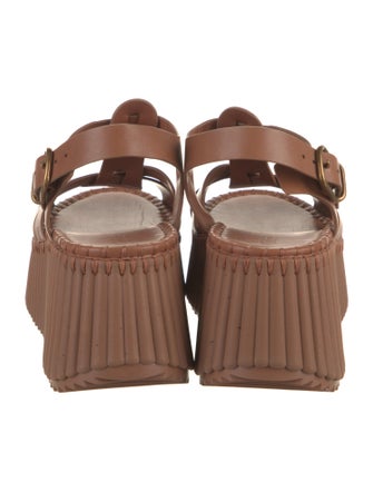 Chloé Leather Slingback Sandals