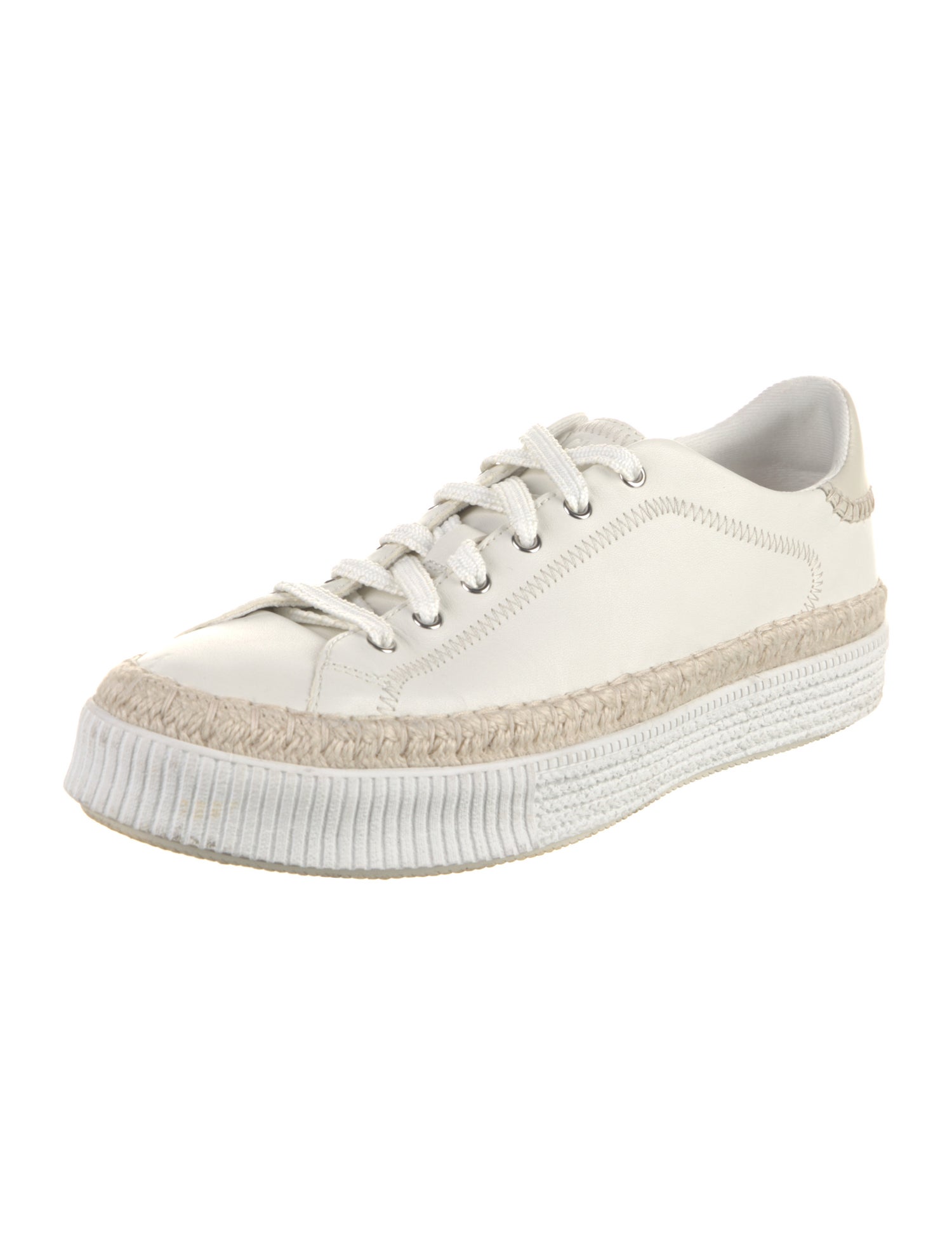 Chloé Leather Espadrille Sneakers