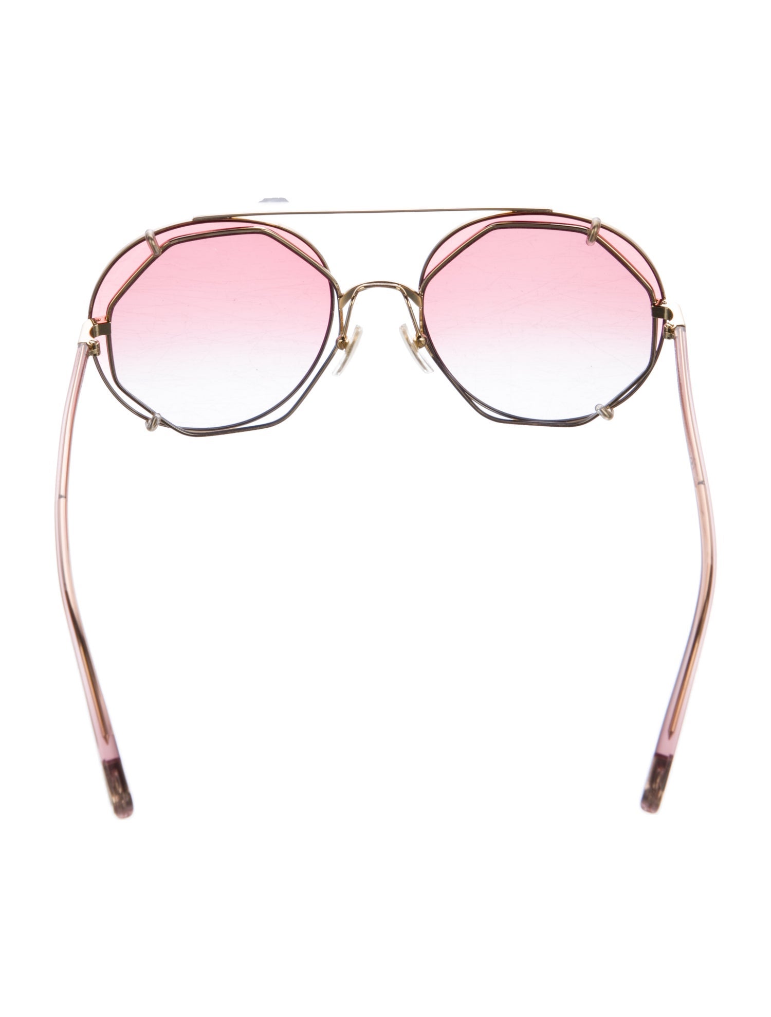 Chloé Round Mirrored Sunglasses