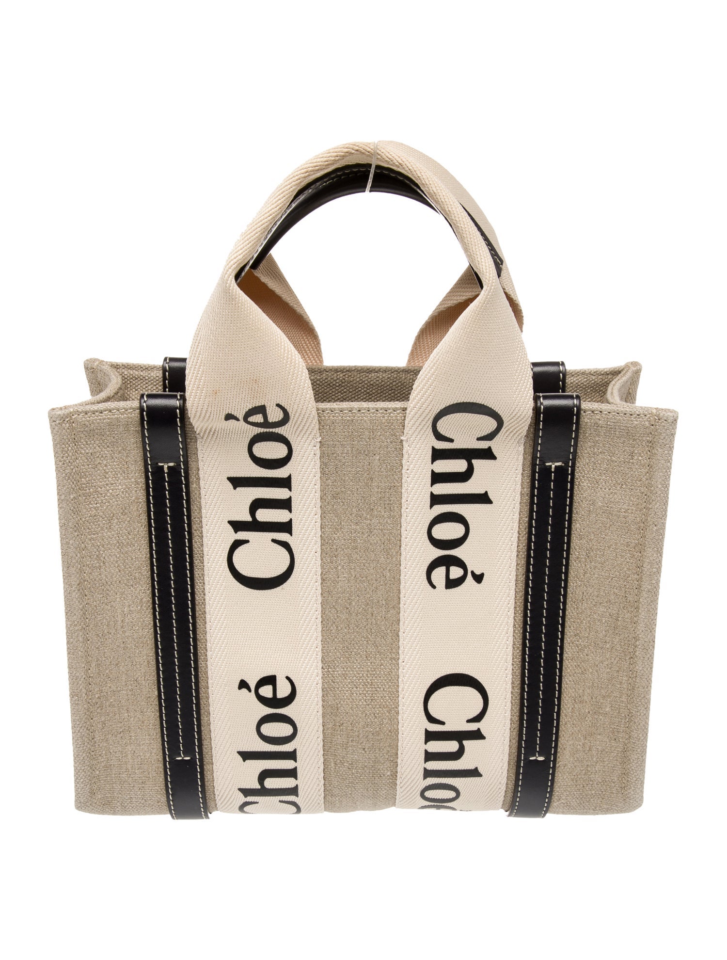 Chloé Canvas Woody Small
