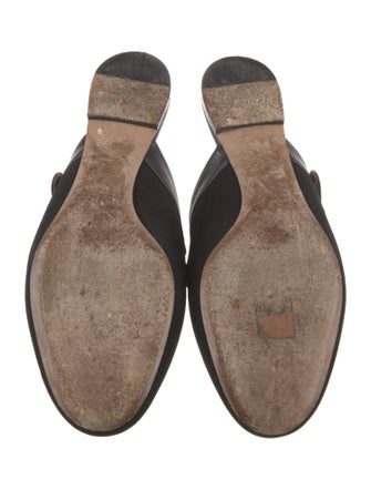 Chloé Suede Scalloped Accent Mules