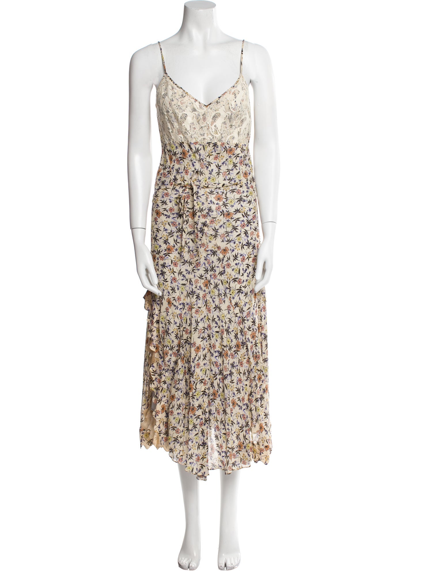 Chloé Floral Print Long Dress