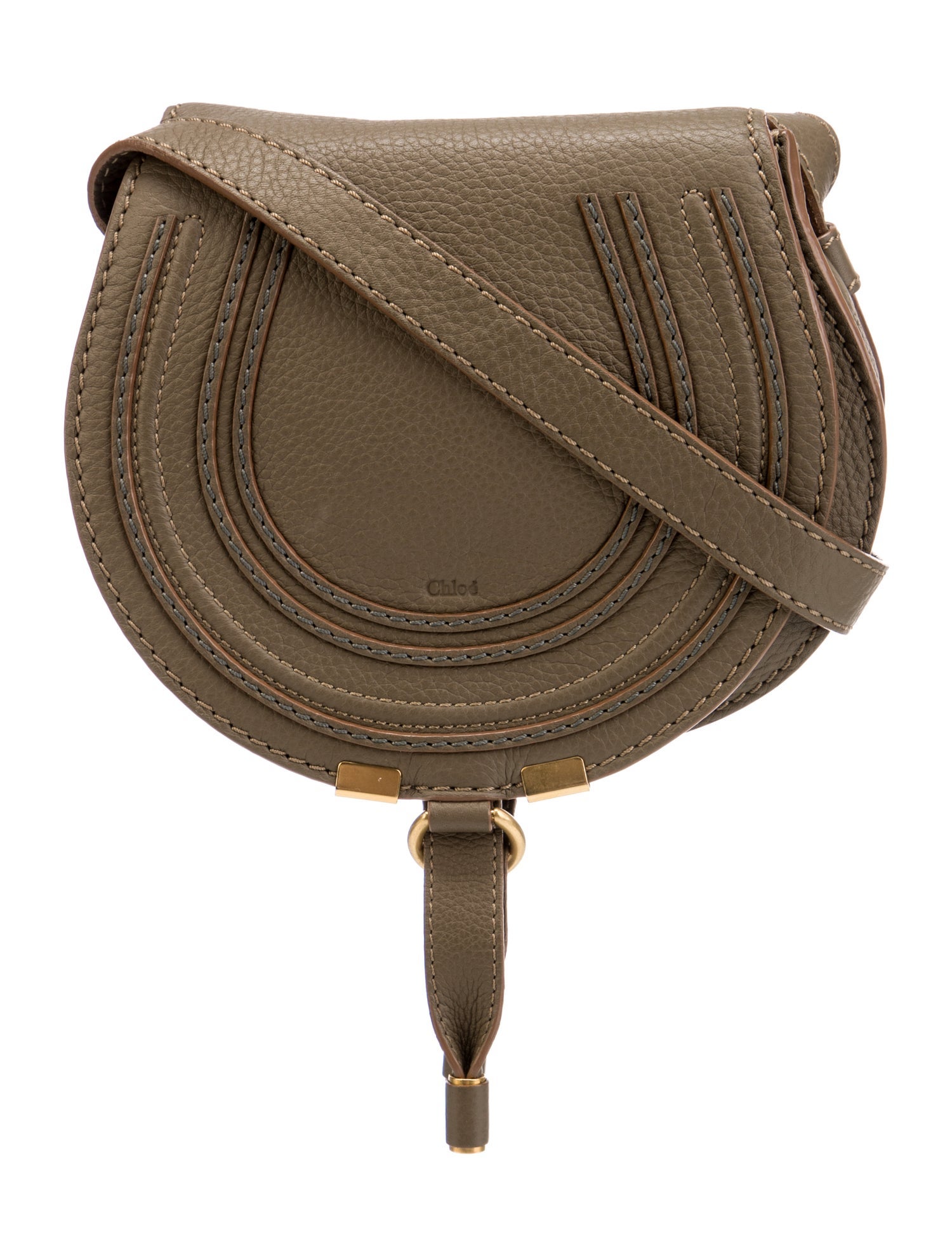 Chloé Leather Small Marcie saddle bag Medium