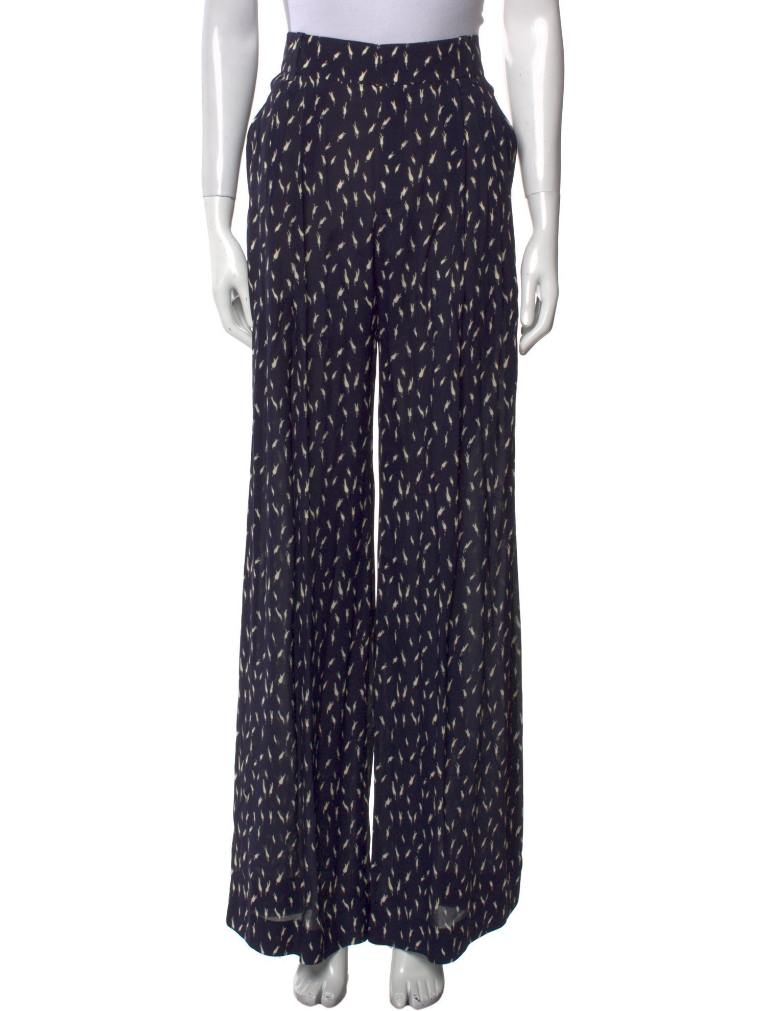 Chloé Printed Wide Leg Pants