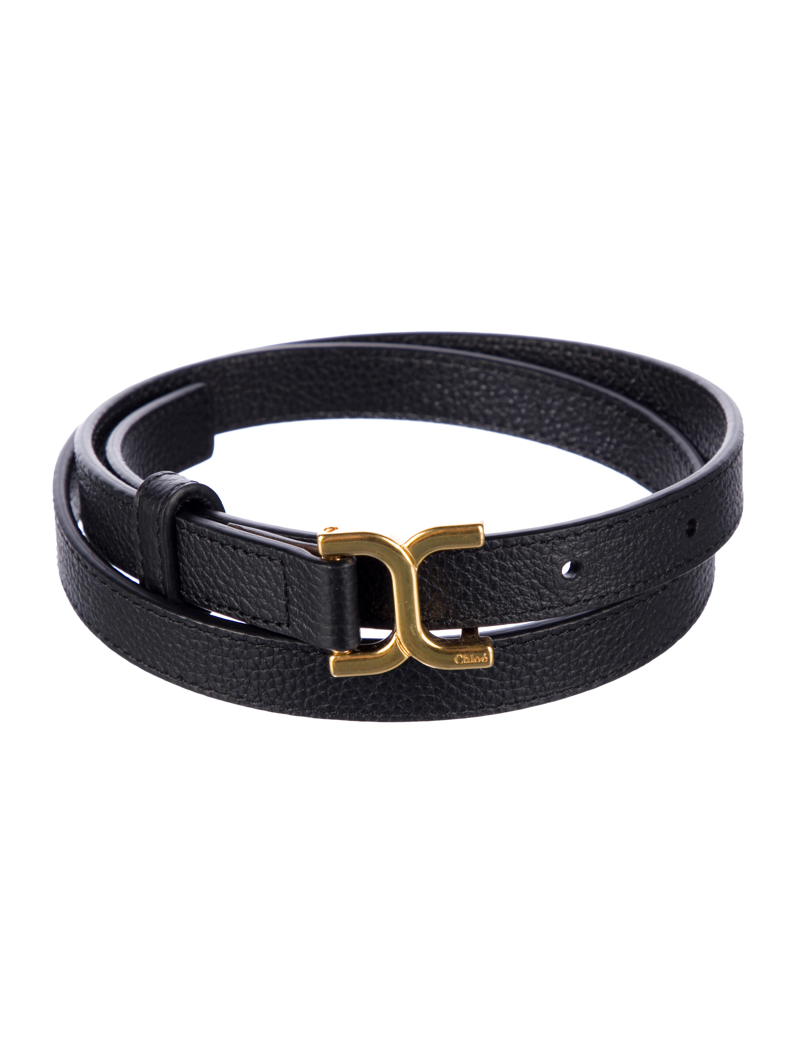 Chloé Skinny Leather Belt