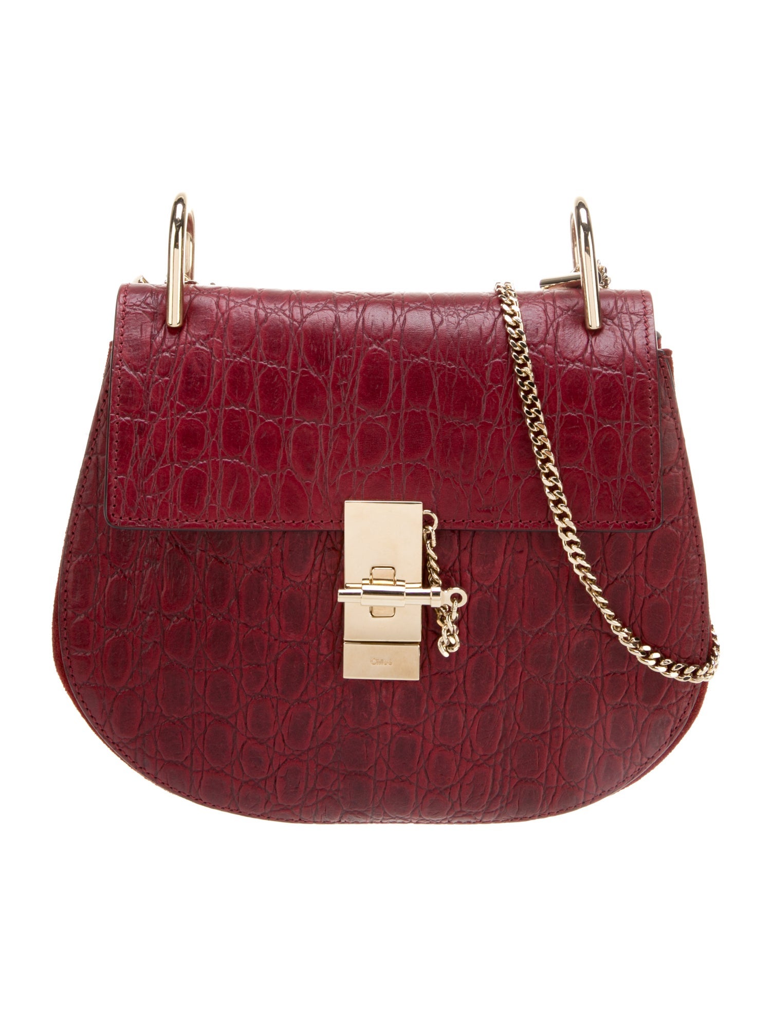 Chloé Leather Chloe Drew Shoulder Bag Medium