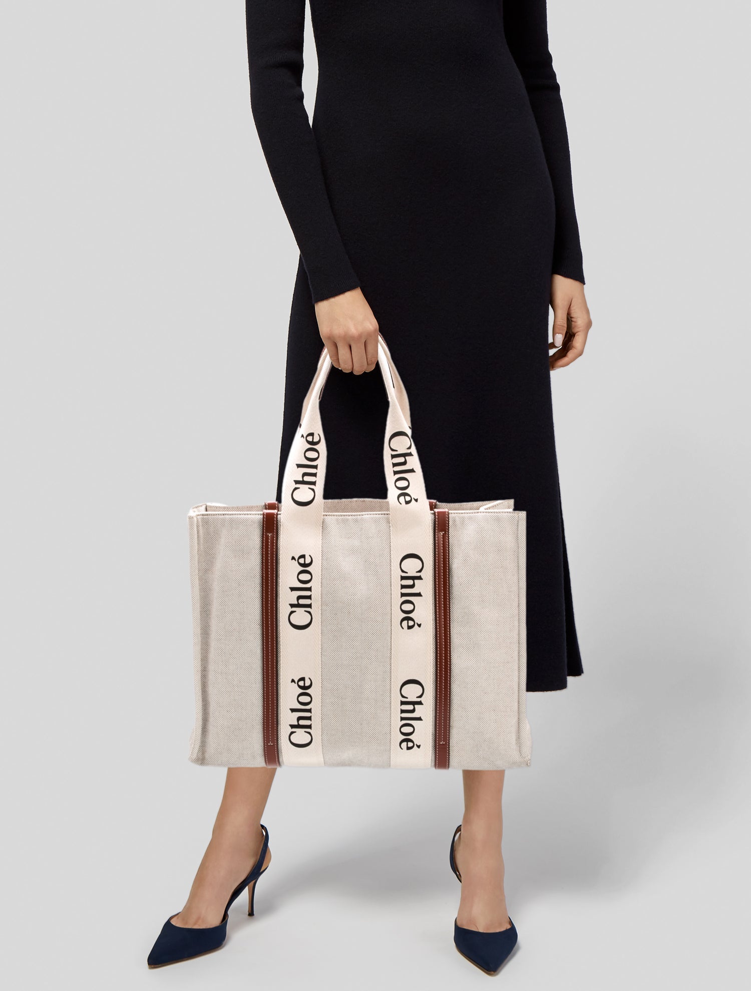 Chloé Signature Woody tote bag Large