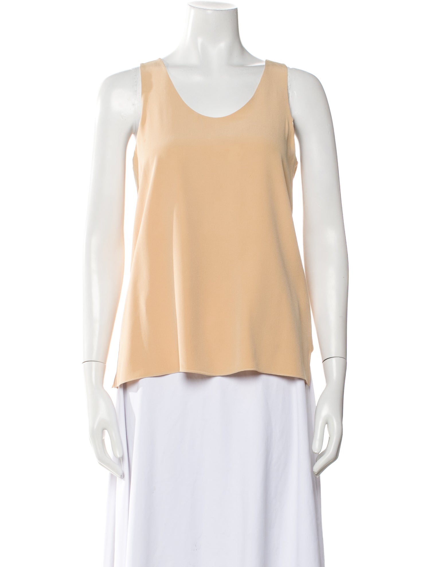 Chloé Silk Scoop Neck Top