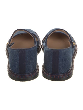 Chloé Denim Mary Jane Flats