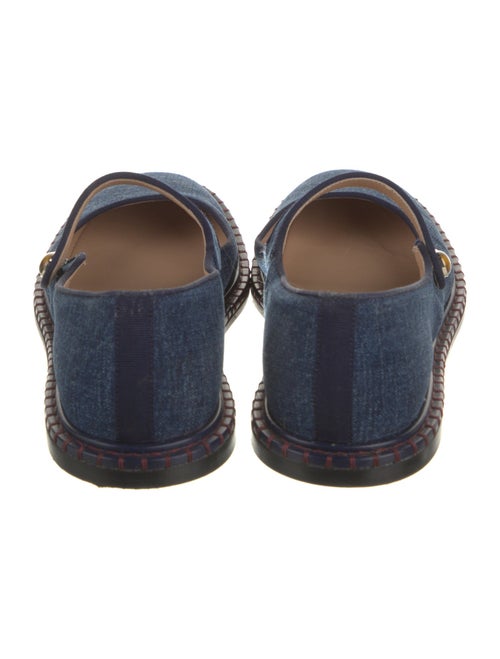 Chloé Denim Mary Jane Flats