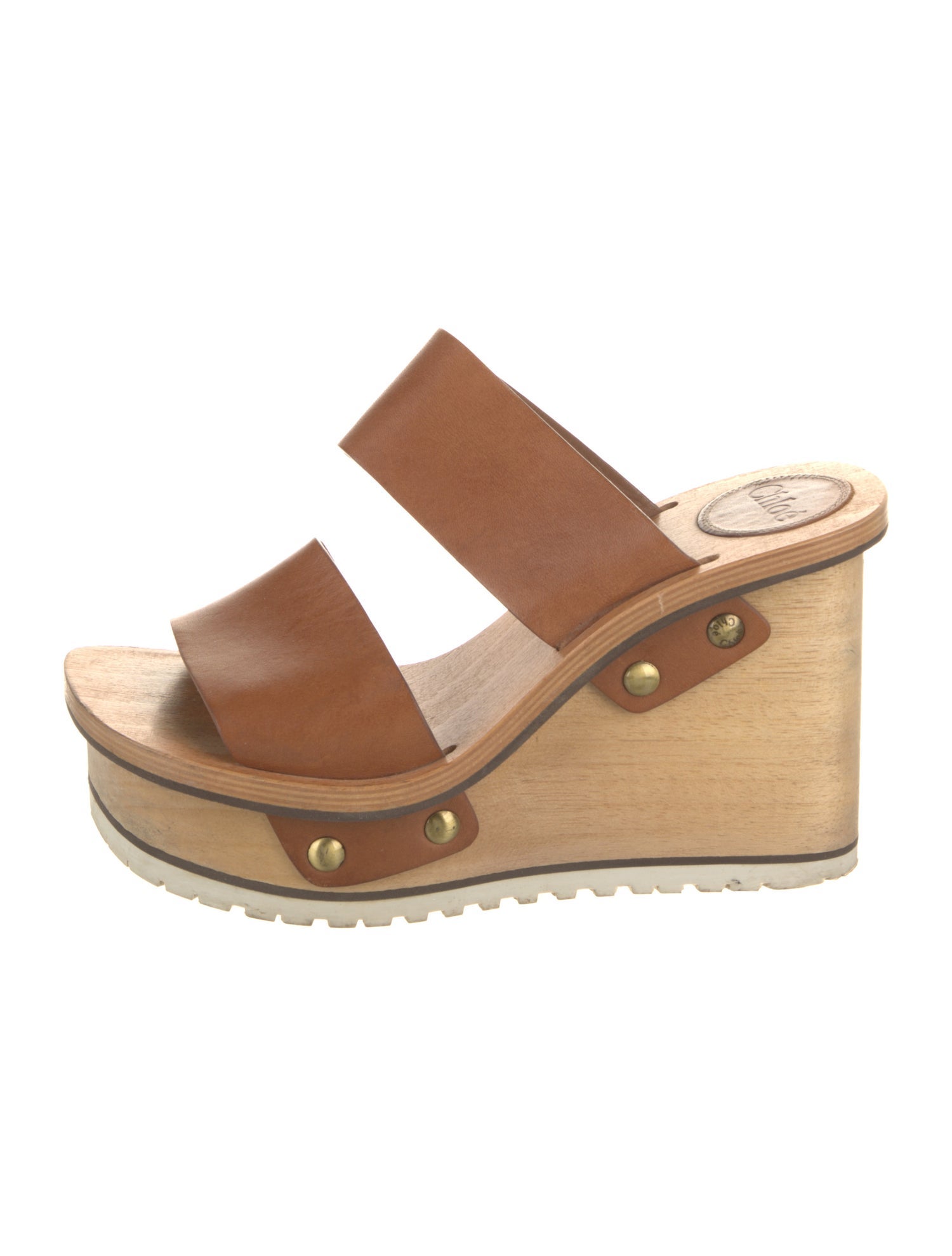 Chloé Leather Slides