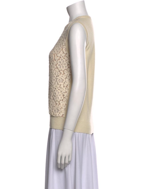 Chloé Wool Lace Pattern Top