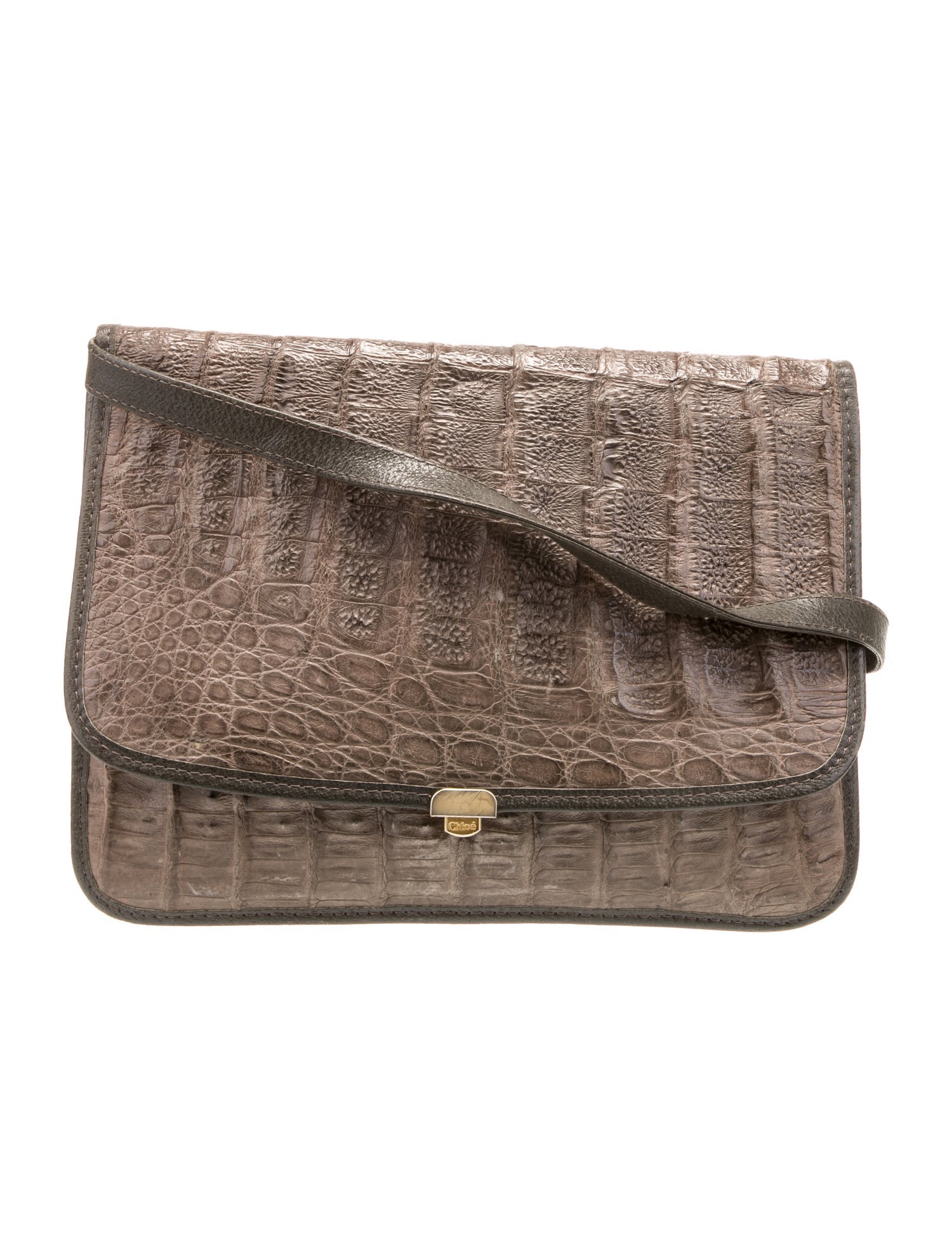 Chloé Crocodile Shoulder Bag