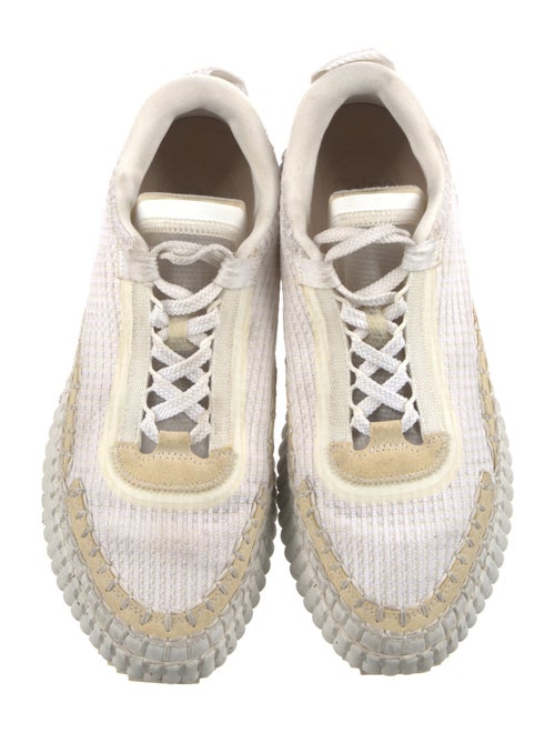 Chloé Colorblock Pattern Mesh Accents Sneakers