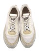 Chloé Colorblock Pattern Mesh Accents Sneakers