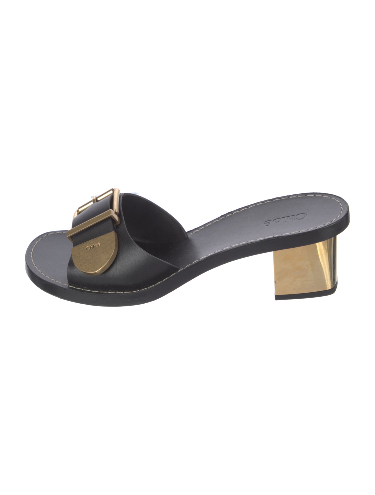Chloé Leather Slides