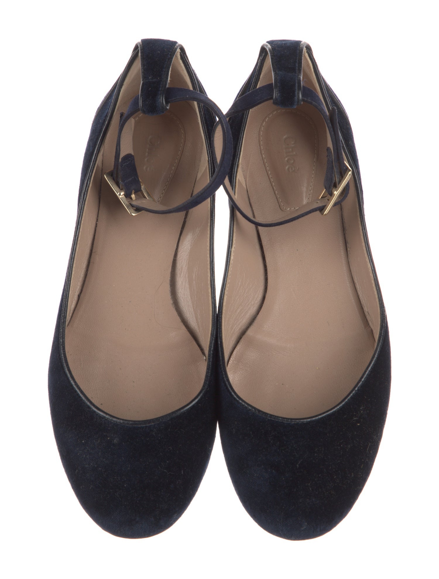 Chloé Velvet Ballet Flats