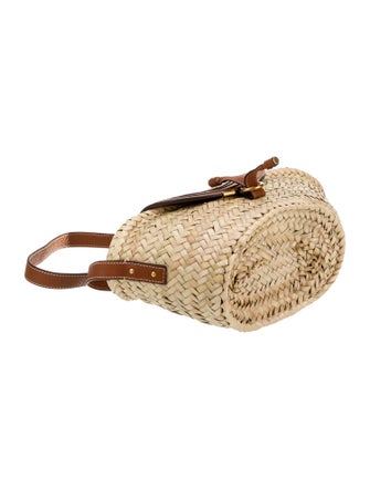 Chloé Raffia Marcie Shoulder Bag