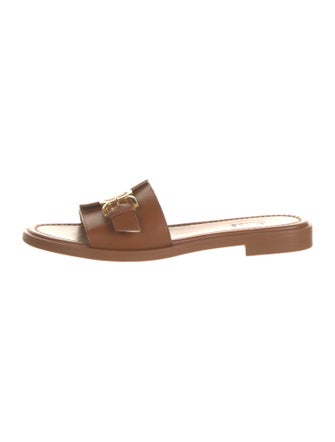 Chloé Leather Slides