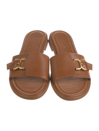Chloé Leather Slides