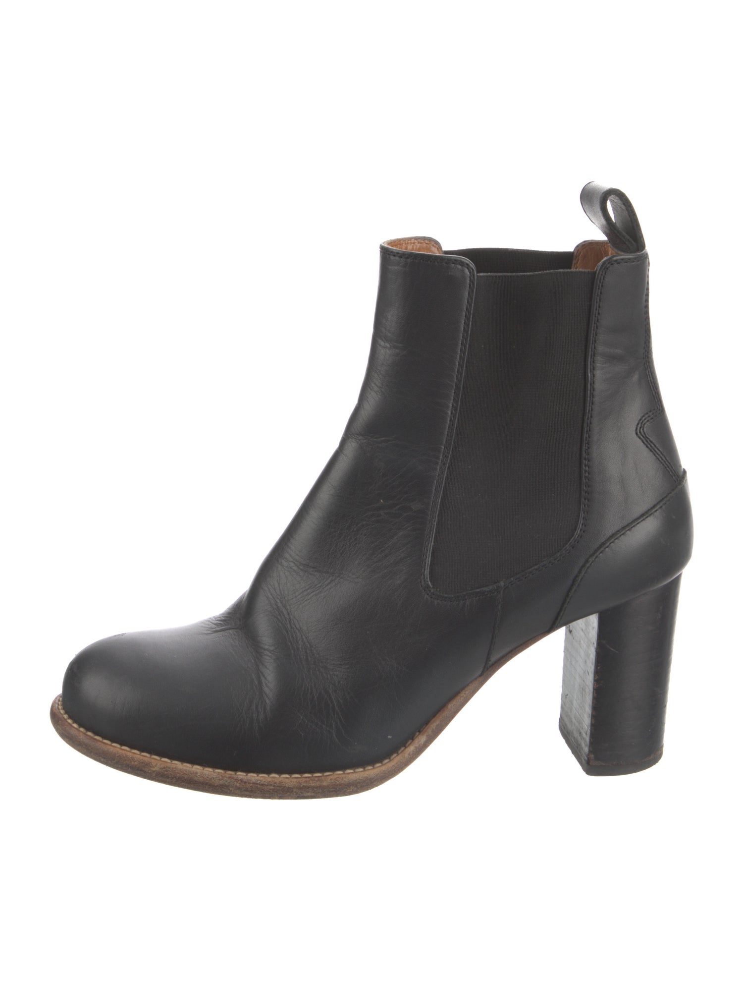 Chloé Leather Chelsea Boots