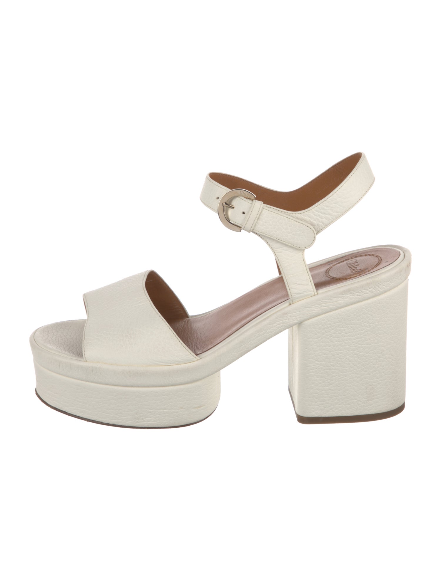 Chloé Leather Slingback Sandals