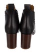 Chloé Leather Scalloped Accent Chelsea Boots