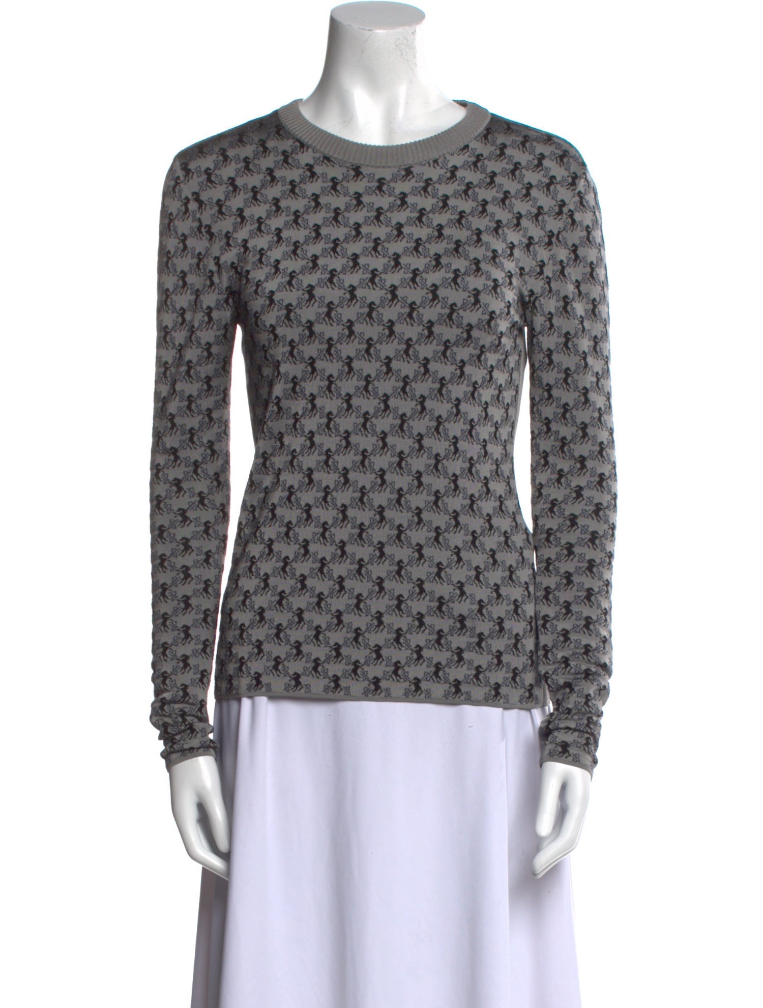 Chloé Printed Crew Neck Sweatshirt