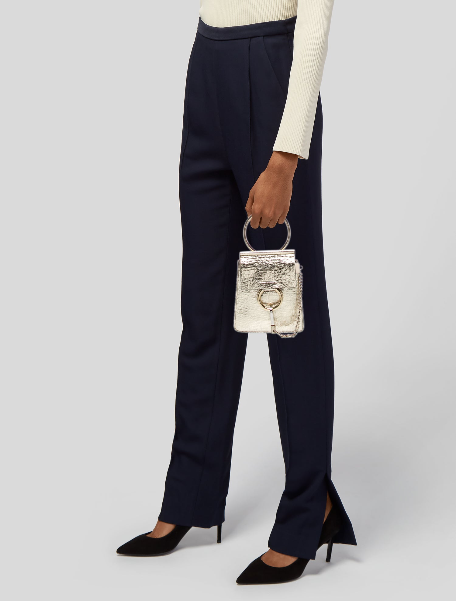 Chloé Leather Top Handle Bag