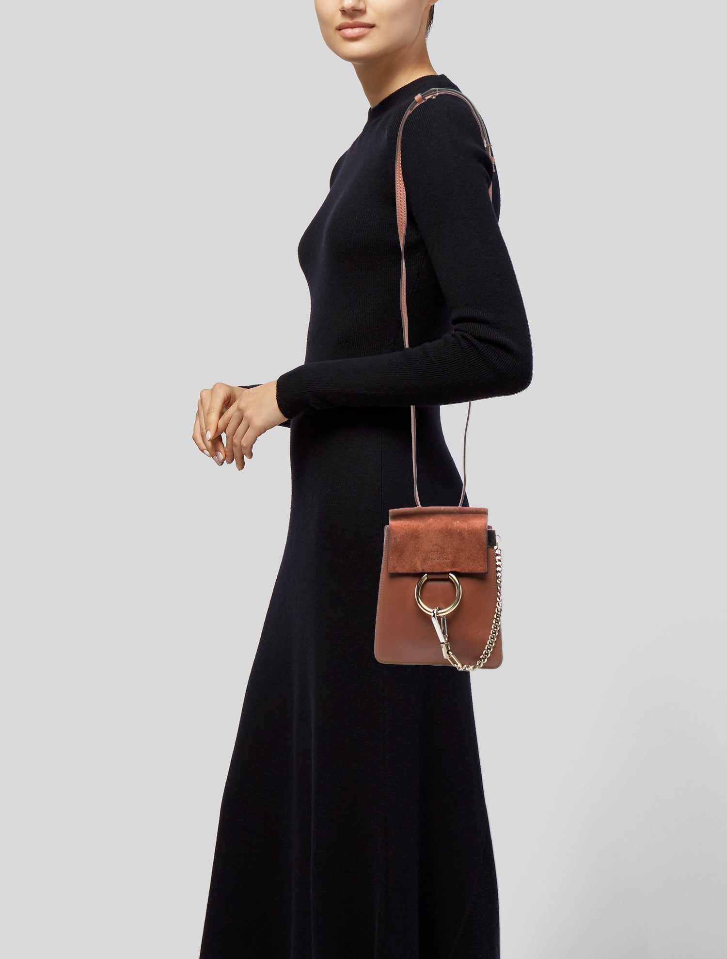 Chloé Leather Faye Small Crossbody