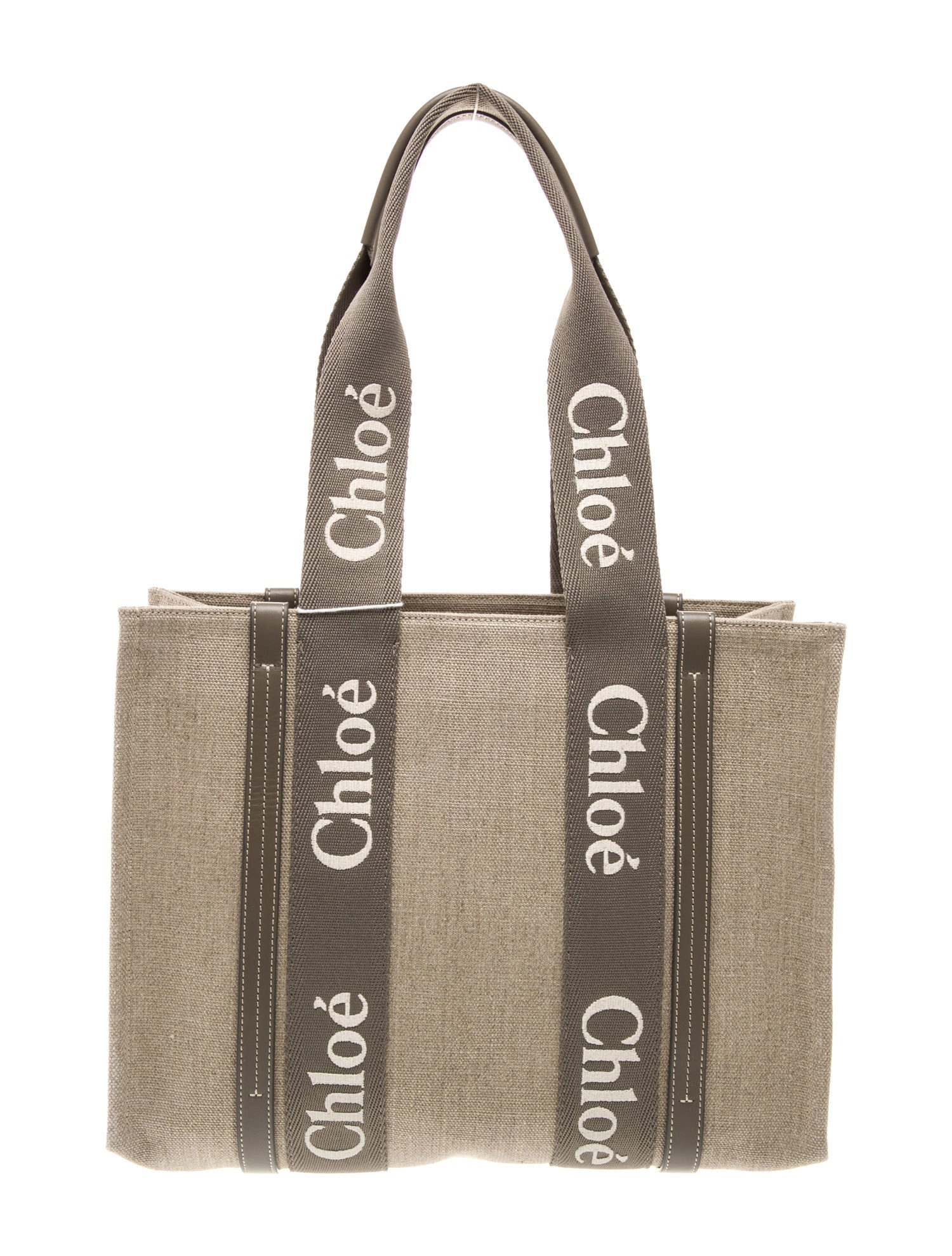 Chloé Canvas Woody tote bag Medium w/ Tags