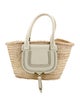 Chloé Straw Marcie Shoulder Bag Medium