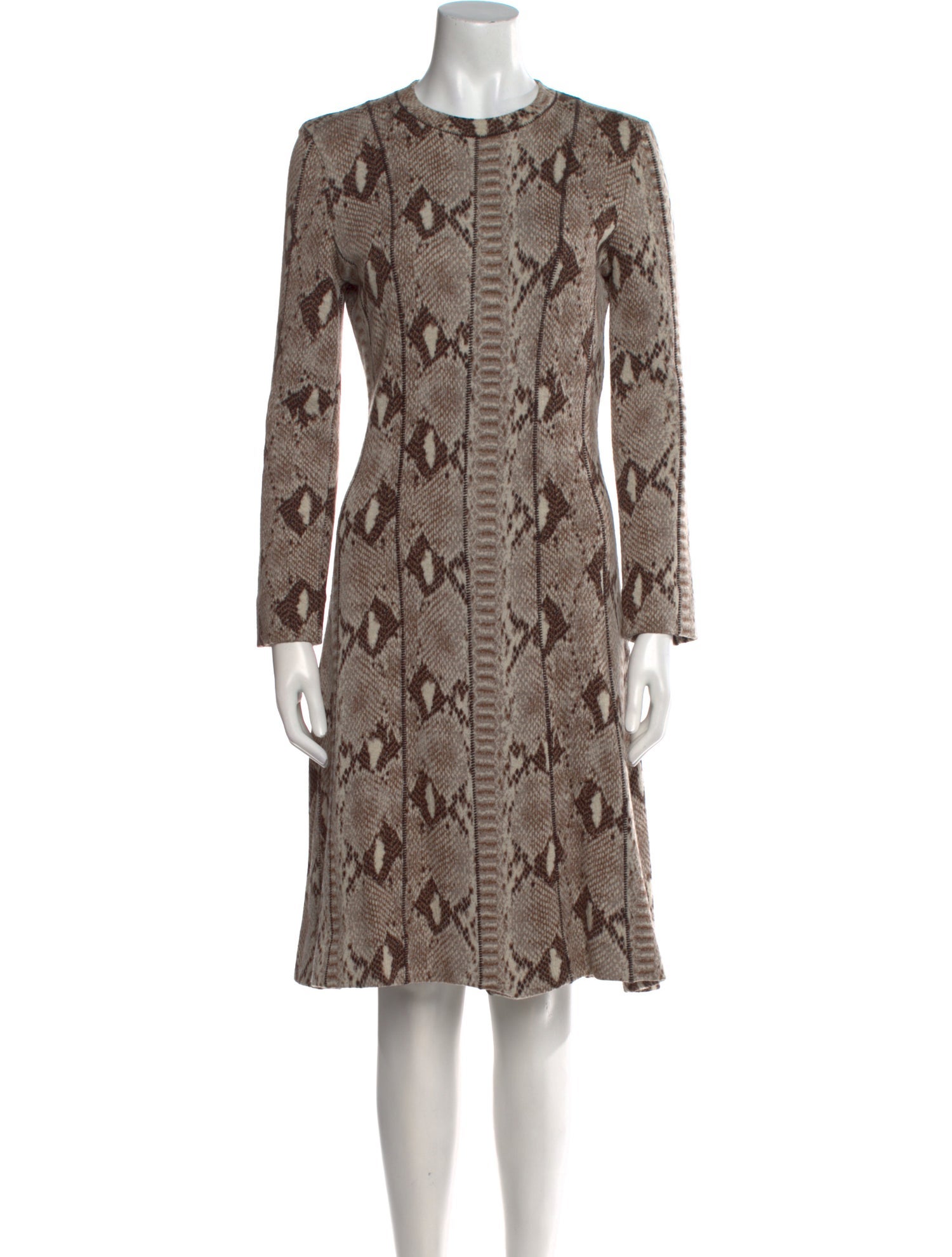 Chloé Wool Midi Length Dress