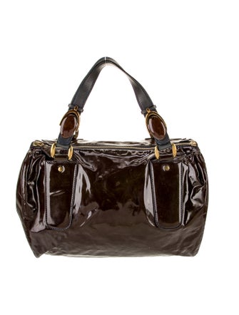 Chloé Patent Leather Top Handle Bag