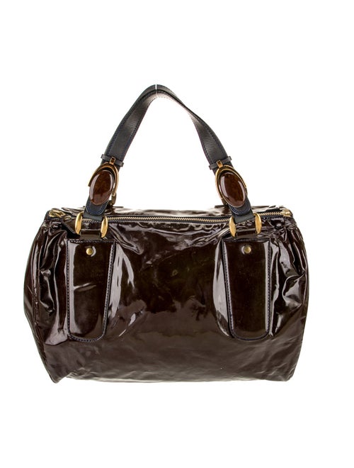 Chloé Patent Leather Top Handle Bag