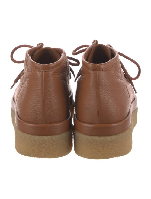 Chloé Leather Lace-Up Boots