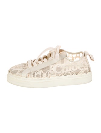 Chloé Lace Lace Pattern Sneakers