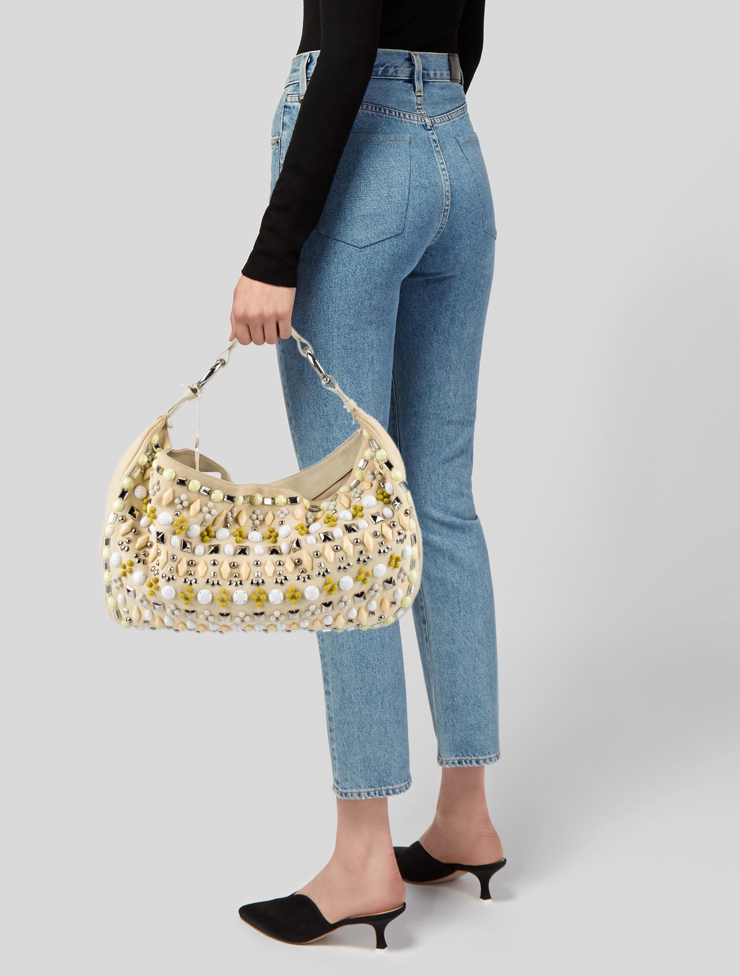 Chloé Canvas Top Handle Bag